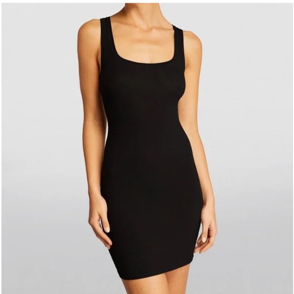 SKIMS Dresses & Skirts - SKIMS Black Soft Lounge Onyx Mini Dress
